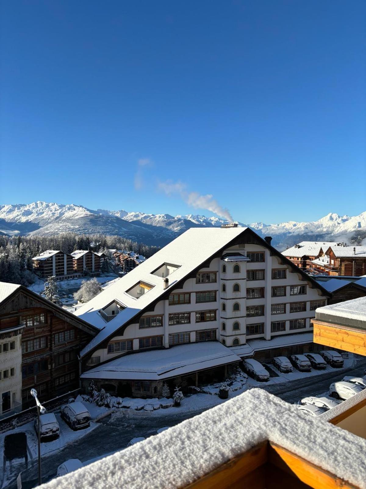 Apartament L'Eperon Center Crans Wonderful View Zewnętrze zdjęcie