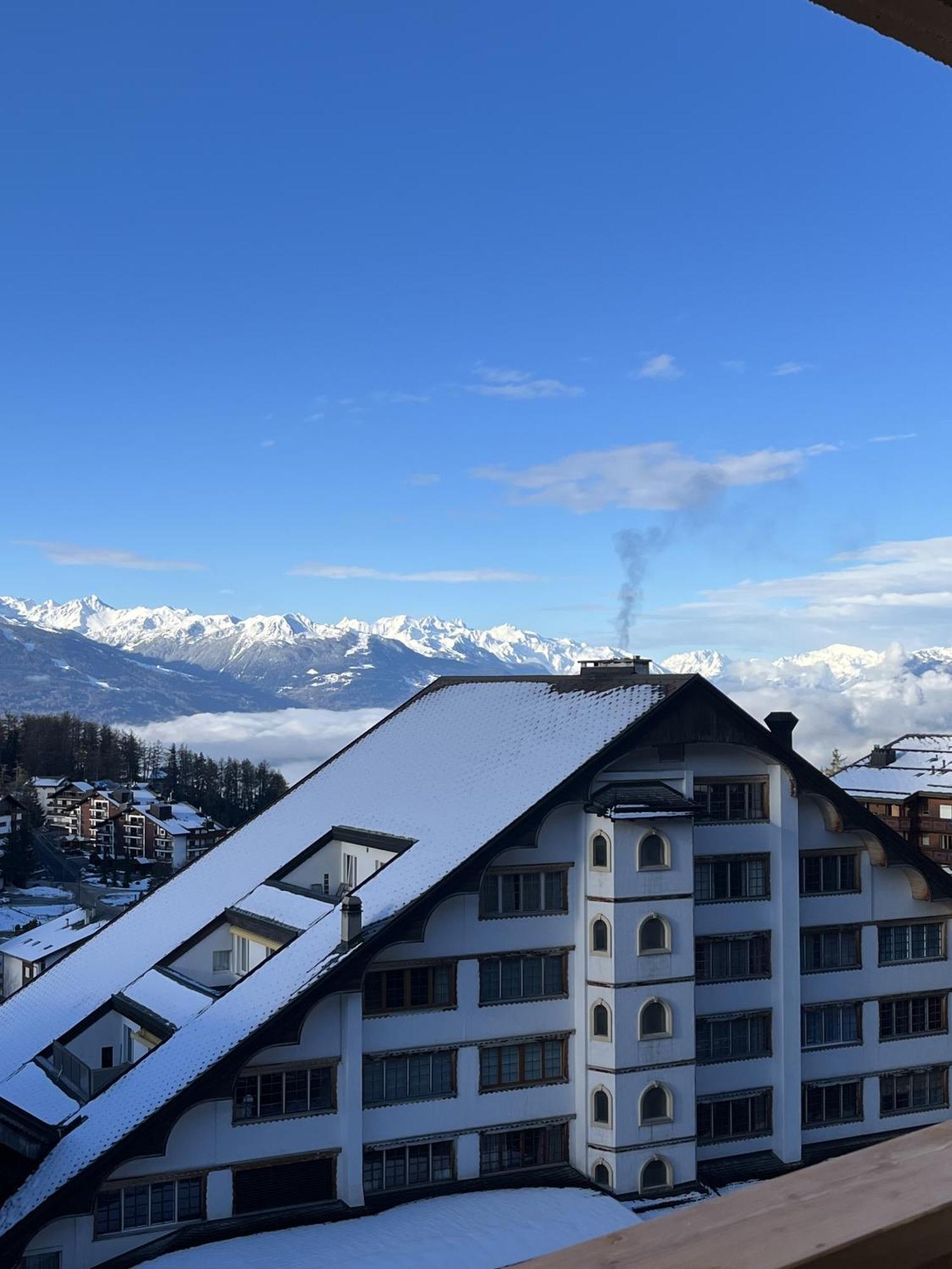Apartament L'Eperon Center Crans Wonderful View Zewnętrze zdjęcie