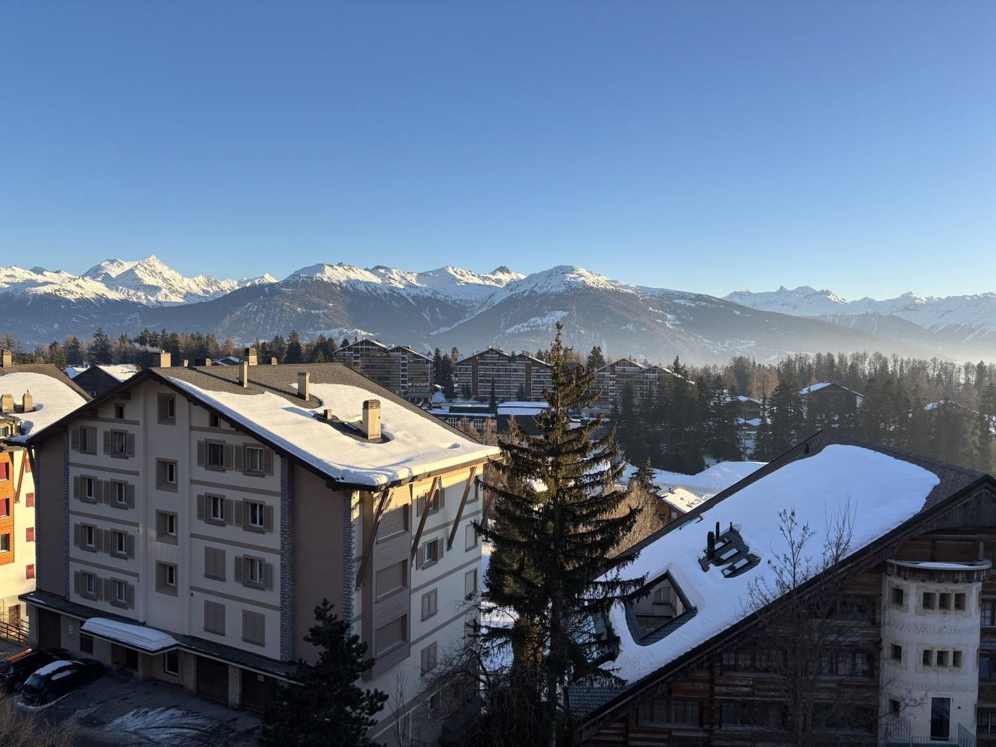 Apartament L'Eperon Center Crans Wonderful View Zewnętrze zdjęcie