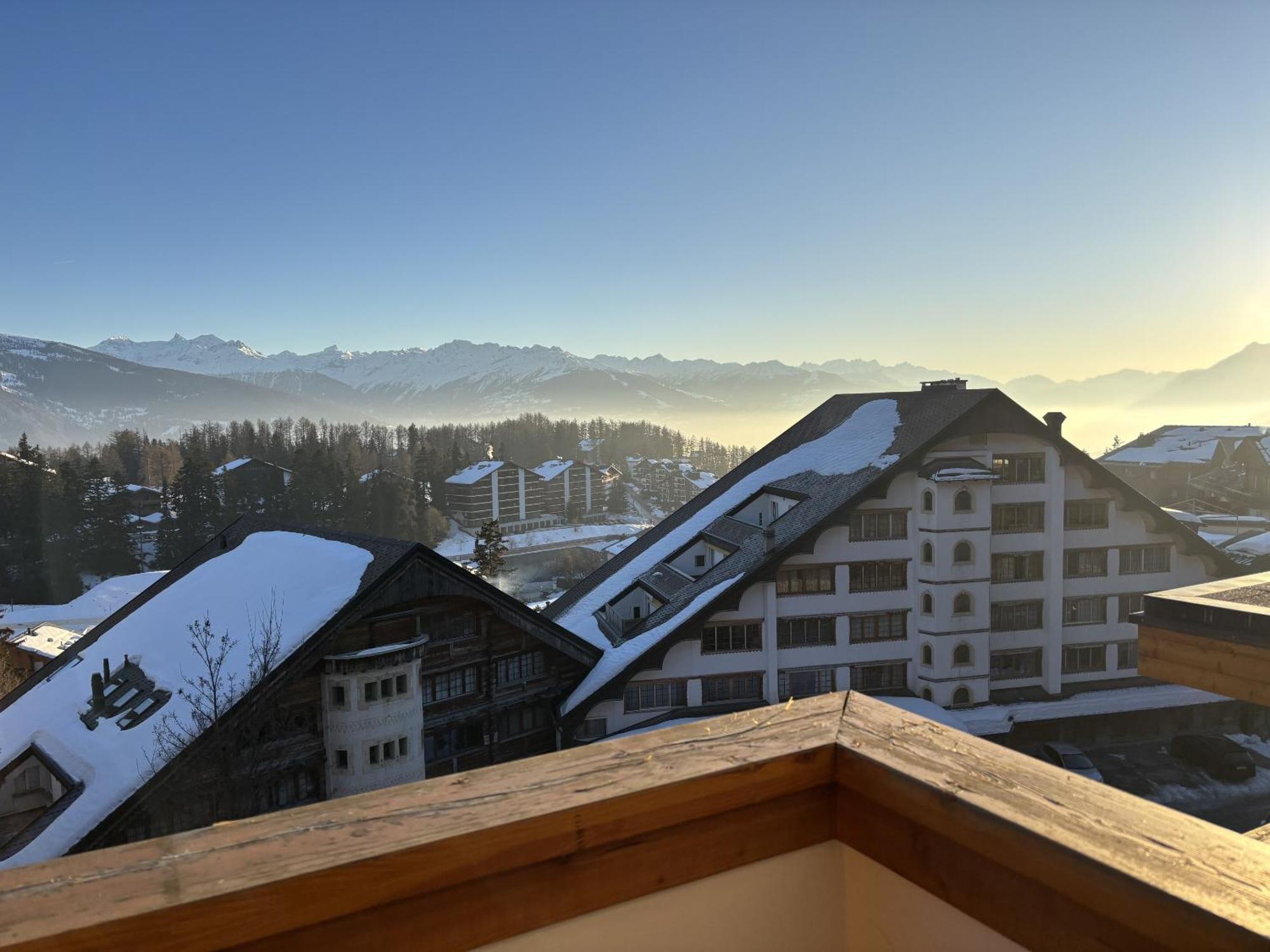 Apartament L'Eperon Center Crans Wonderful View Zewnętrze zdjęcie