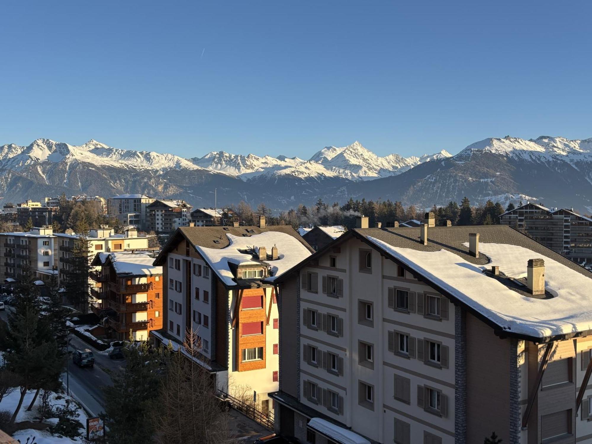 Apartament L'Eperon Center Crans Wonderful View Zewnętrze zdjęcie