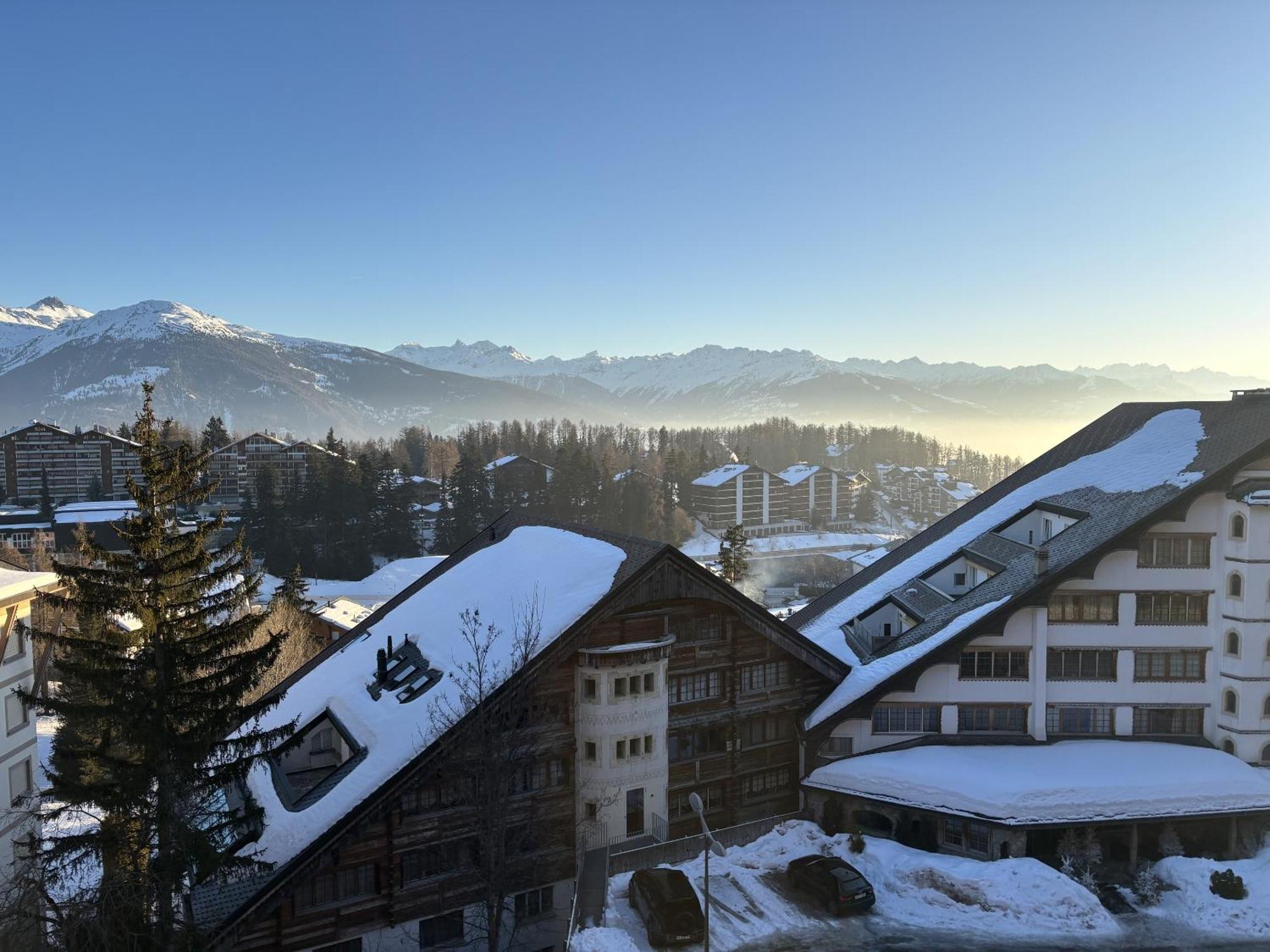Apartament L'Eperon Center Crans Wonderful View Zewnętrze zdjęcie